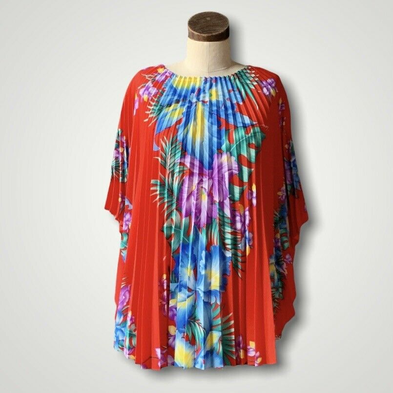 Hawaiian Batwing Blouse O/S