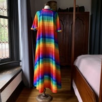 Image 3 of Granada Rainbow House Robe O/S