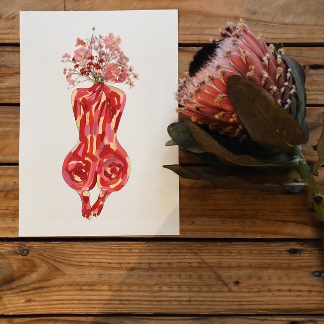 Booty Bouquet - Fine Art Print