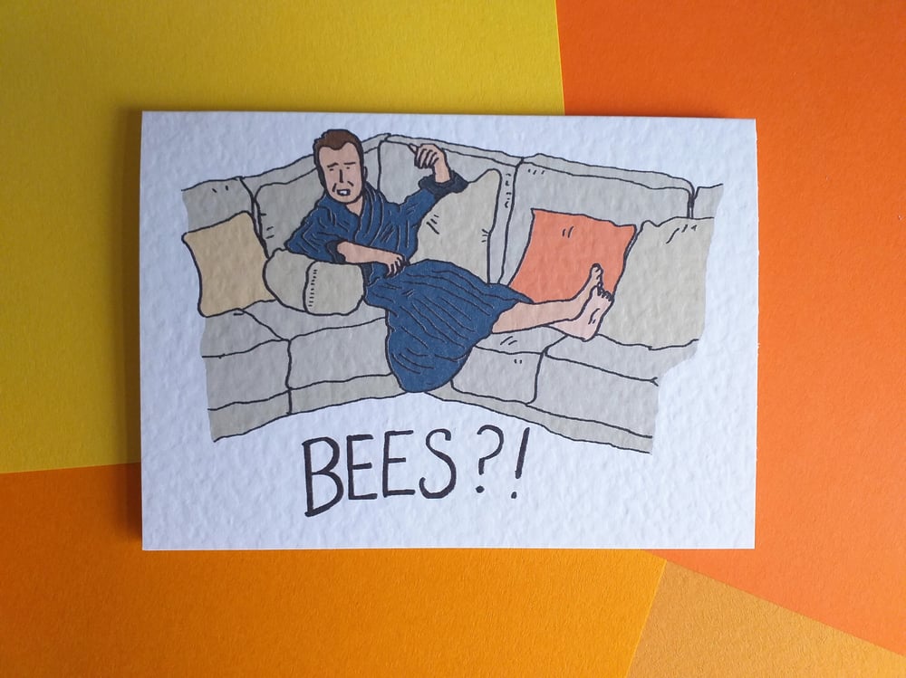 Image of Arrested Development - Gob Bluth BEES A6 card with envelope