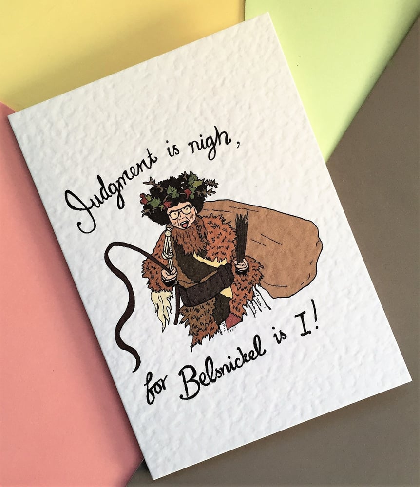 Image of The Office - Belsnickel A6 card with envelope