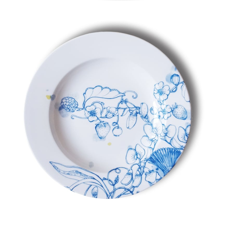 Image of Blue Summer Chop Plate "B"