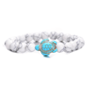  Sea Turtle Beads Bracelet White 