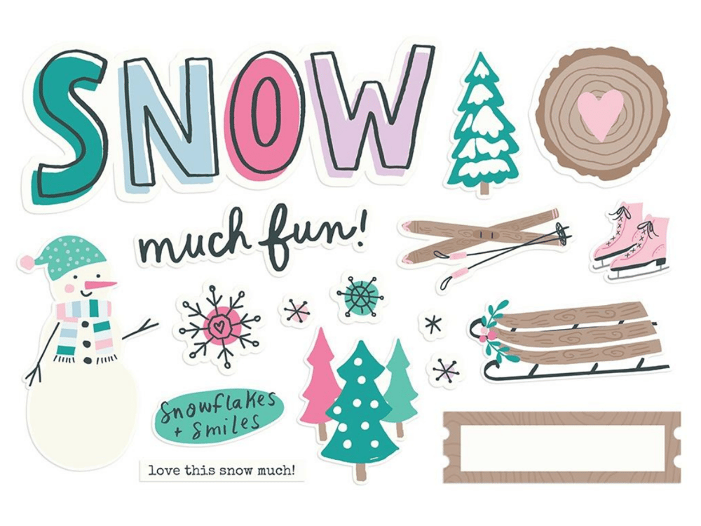 Image of Simple Stories Page Pieces | Snow Much Fun!