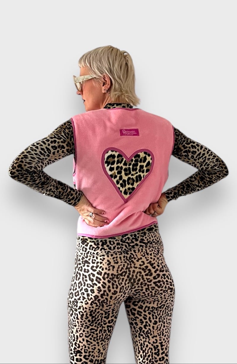 Image of Leo Vest with pink