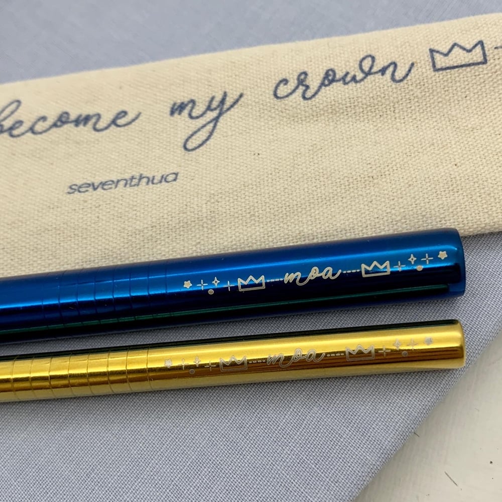 TXT MOA Reusable Straws