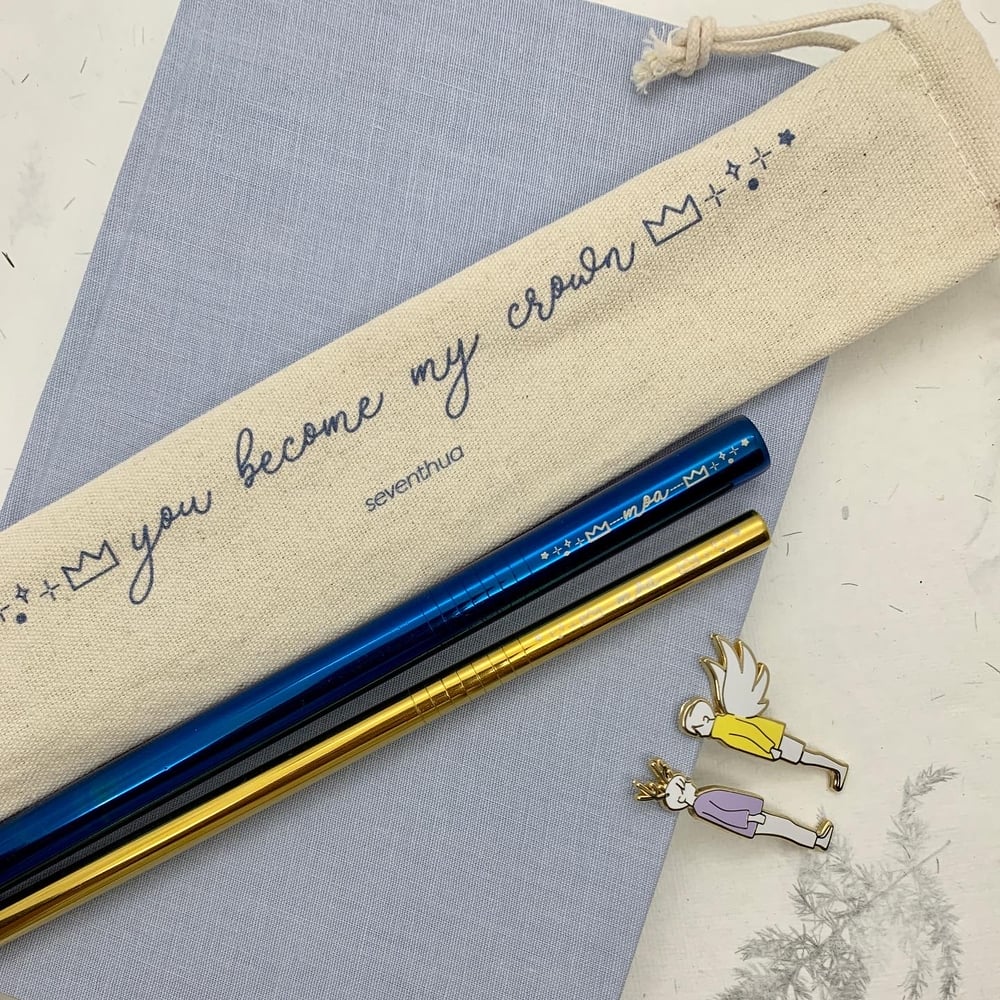TXT MOA Reusable Straws