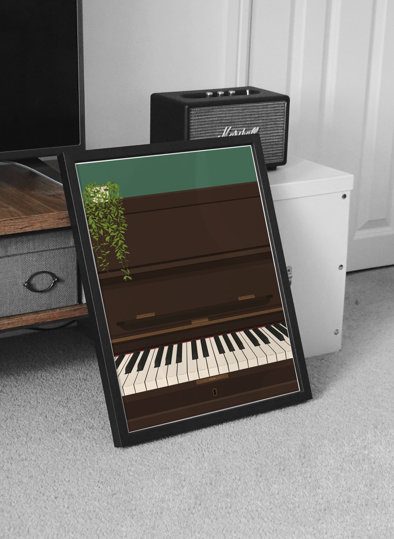 Image of Upright Piano Print
