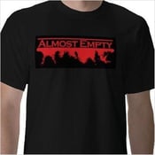 Image of 'Almost Empty' Logo Tee by Faded Royalty (Gray)