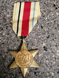 Image 1 of WW2 (BRITISH) AFRICA CAMPAIGN STAR - ORIGINAL ISSUE
