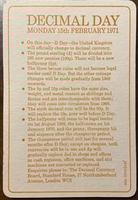 Image 5 of Vintage (1968) Britain's 1st Decimal Coins w/Presentation Folder - Circulated