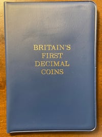 Image 3 of Vintage (1968) Britain's 1st Decimal Coins w/Presentation Folder - Circulated