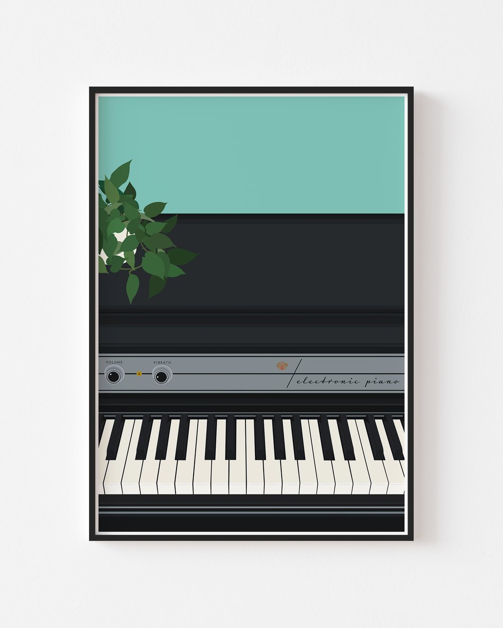 Image of Electric Piano Keys Print