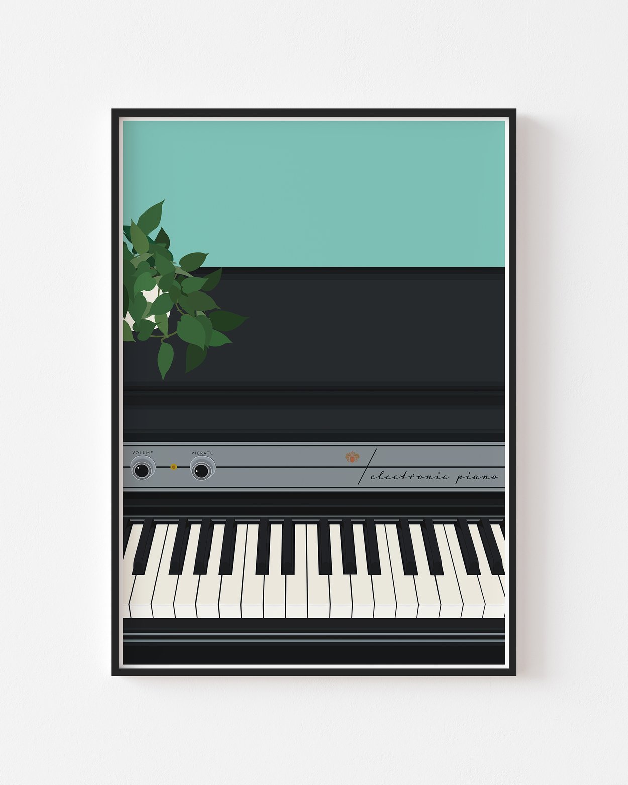Image of Electric Piano Keys Print