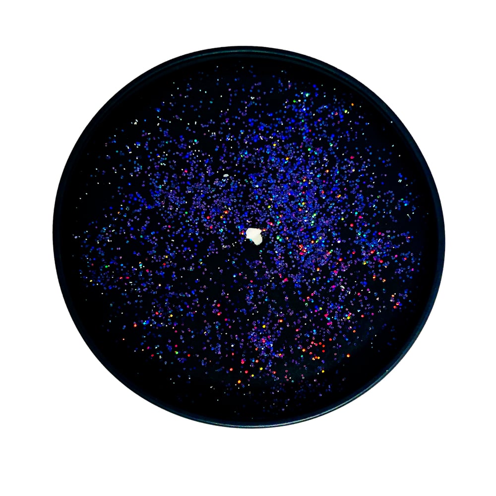 HOLOGRAPHIC BLACK CANDLE / AXIA