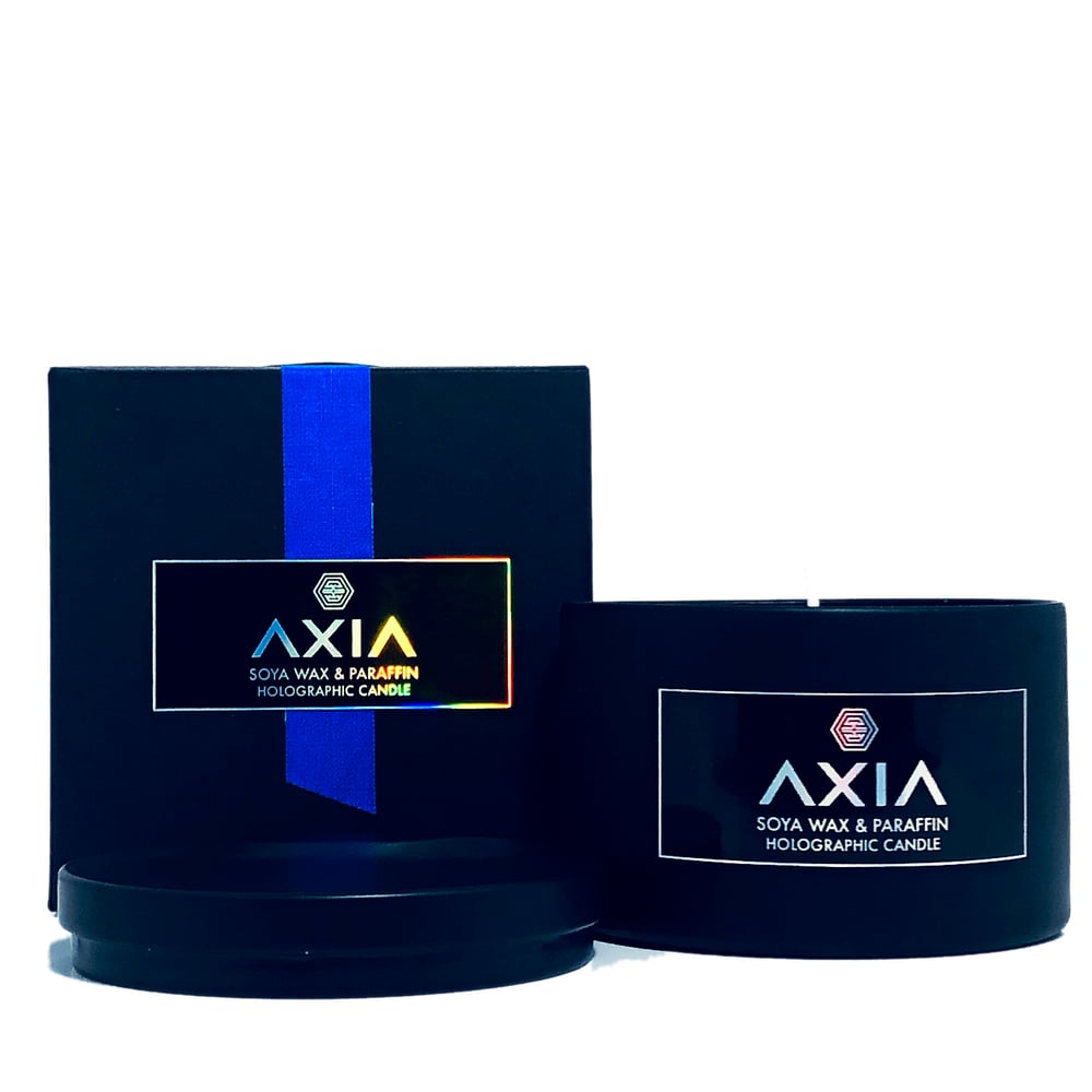 HOLOGRAPHIC BLACK CANDLE / AXIA