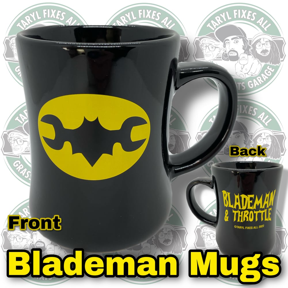 (Low Stock!) Blademan & Throttle 14oz Coffee Mug! (Big!) 