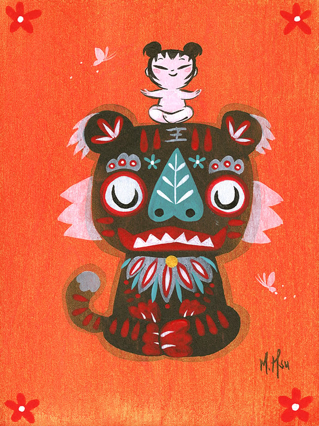 Year of the Tiger 8/8 Painting