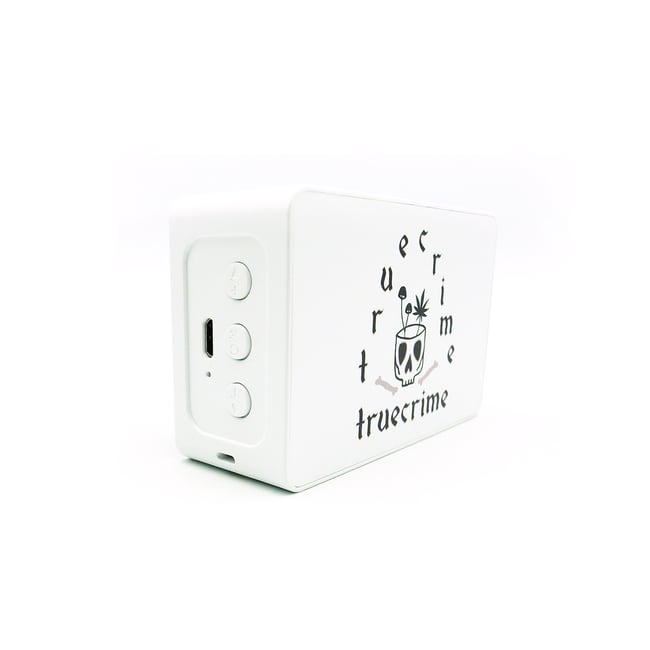 出塊大麻蘑菇小音響-白色 