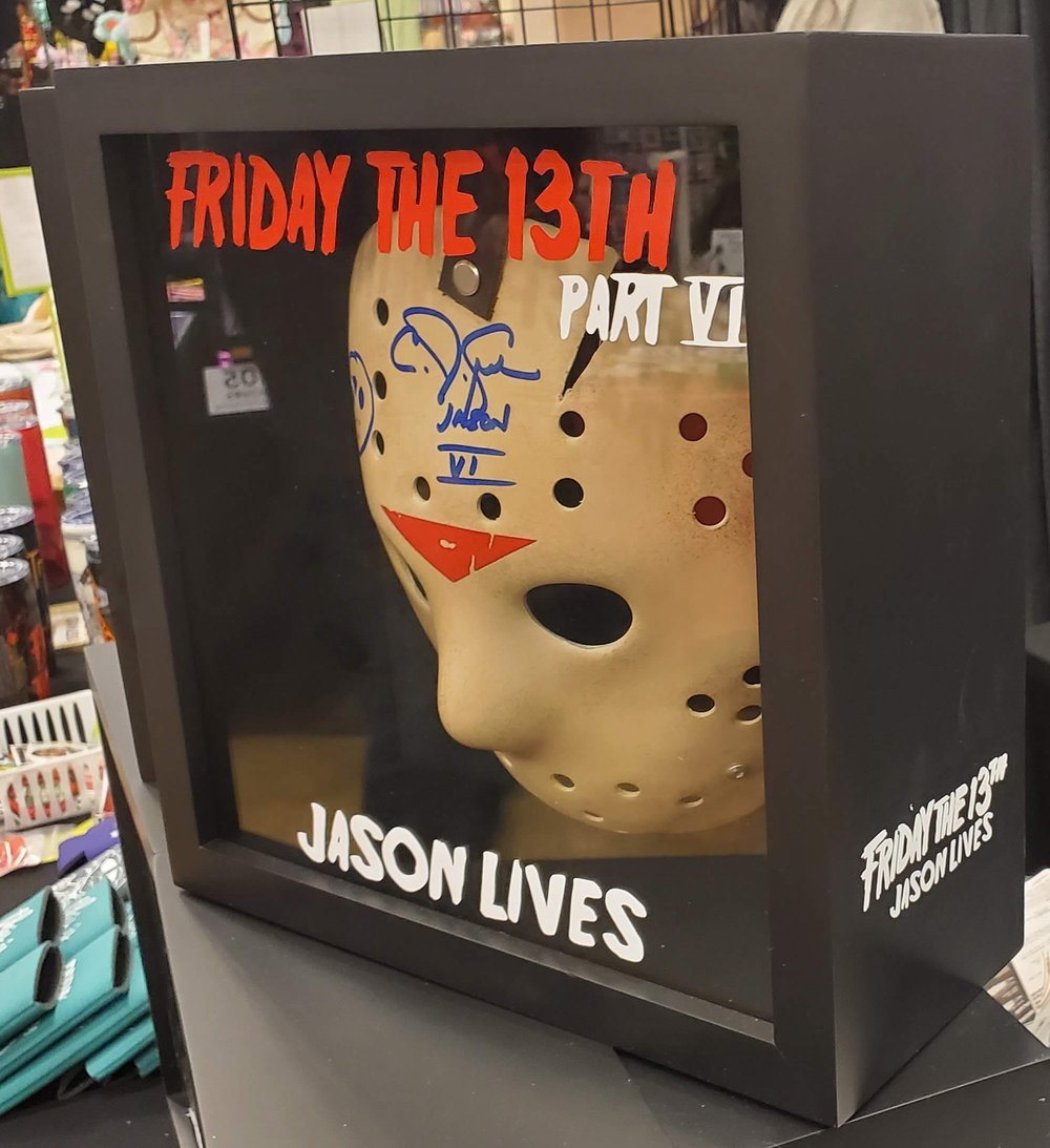 Cj Graham Signed Mask in Display *Limited* 