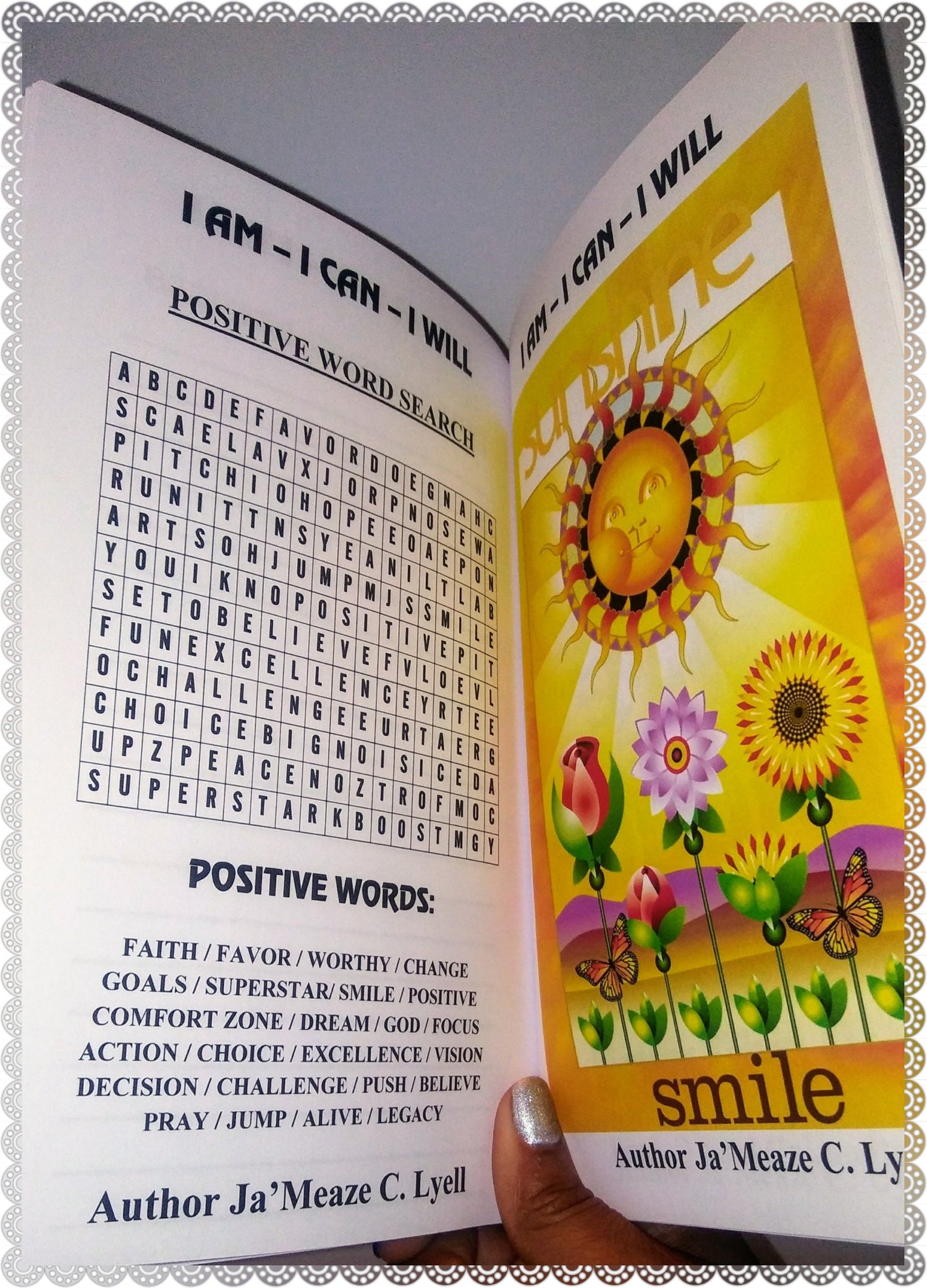 Image of I AM I CAN AND I WILL Positive Affirmations Self Empowerment Journal