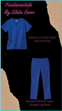 Image 1 of Fundamentals Scrubs by White Swan