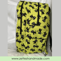 Image 2 of Handmade Black Cat Ita-Backpack