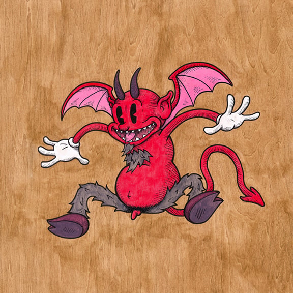 Image of Devil print