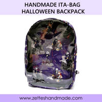 Image 1 of Handmade Purple Halloween Ita-bag Backpack