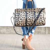 Image 1 of Animal Print Weekend Bag