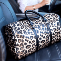 Image 2 of Animal Print Weekend Bag