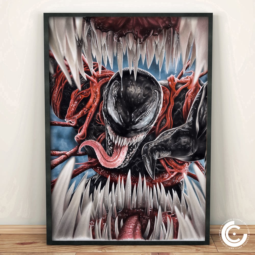 Image of Venom vs Carnage Limited Edition Print