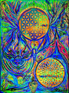  Chaosmic - 3D UV Tapestry from original Painting - 18x24