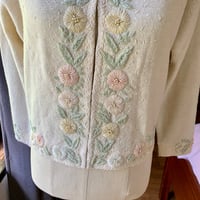 Image 9 of Miles Sweaters Beaded Cardigan Large