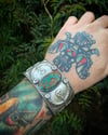 WL&A Handmade Heavy Ingot Royston Medicine Cuff - Size 7.5 in Wrist - 194 Grams
