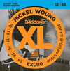 D’addario x-Light electric guitar strings; Guage: .010-.046