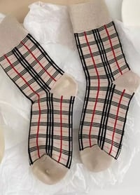 Plaid Luxury Socks 