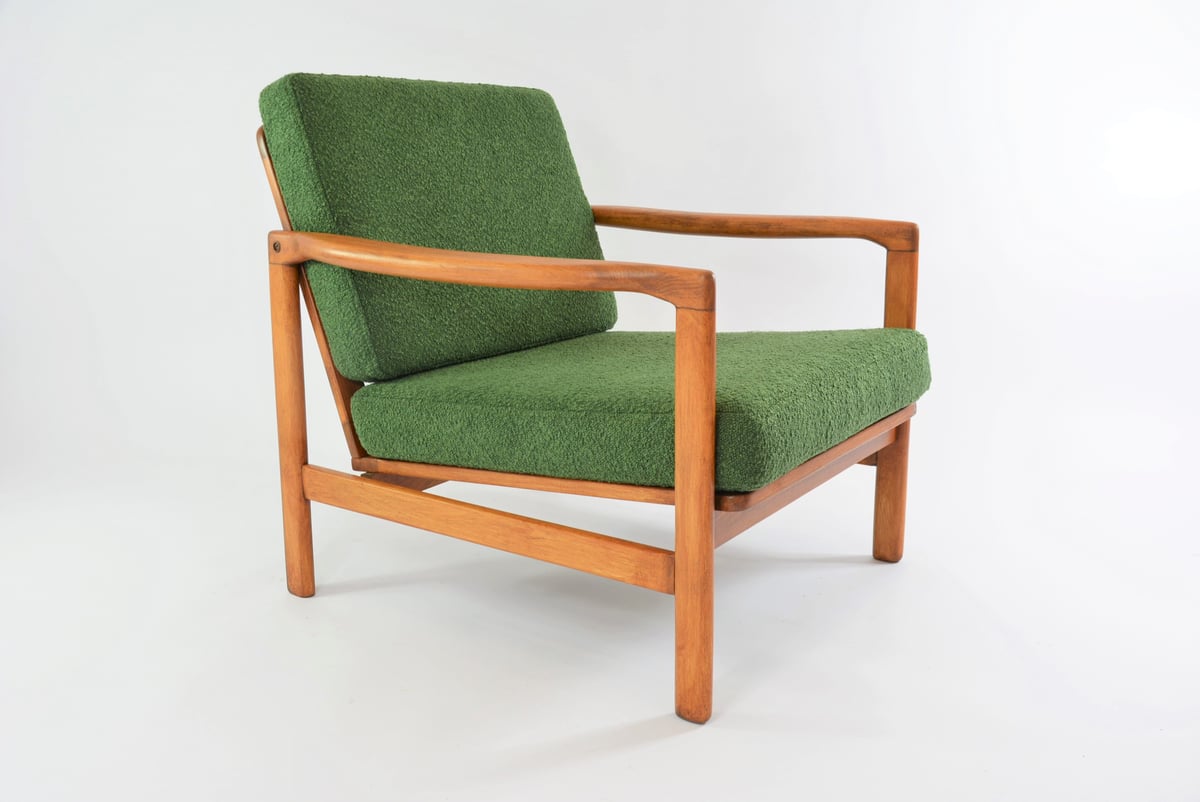 Image of Fauteuils BZ bouclette verte