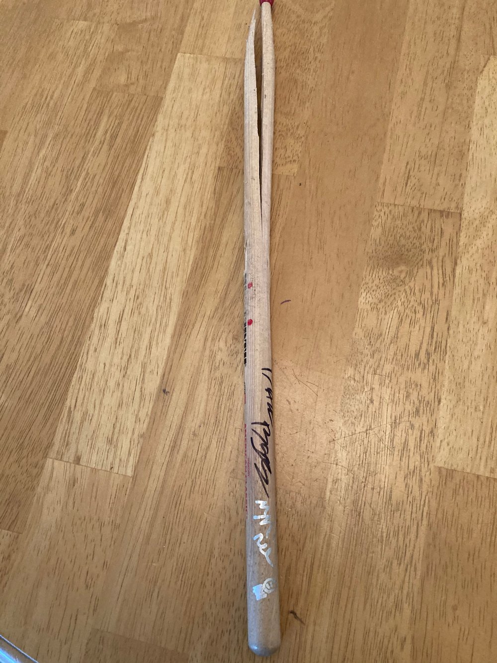 Signed Drum stick used by Martin 