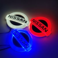 🚗4D NISSAN CAR LOGO BADGE LED LIGHT✨FOR THE FRONT AND BACK.