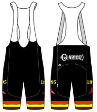 Image 1 of Male Tech Bib Shorts - National Clarion 1895