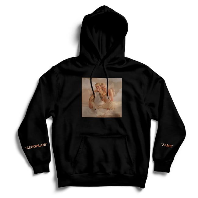"Aeroplani" - Black hoodie