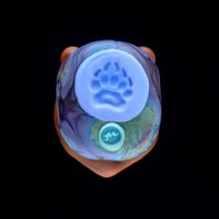 Image 2 of Lg. Yearling Brown Bear - Flamework Glass Sculpture Bead