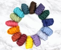 Bamboo Combed tops Mixed Bags 375 grams - 15 colors