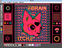 Brain Itch Cat: Made in Kid Pix *PRE ORDER*