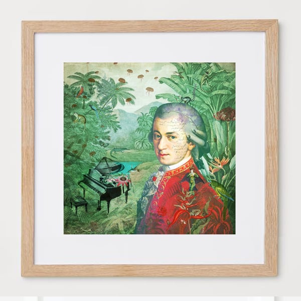 Image of Lámina Round About Mozart Jungla