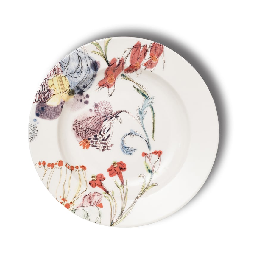 Image of The Grandma's Garden Chop Plate "A"