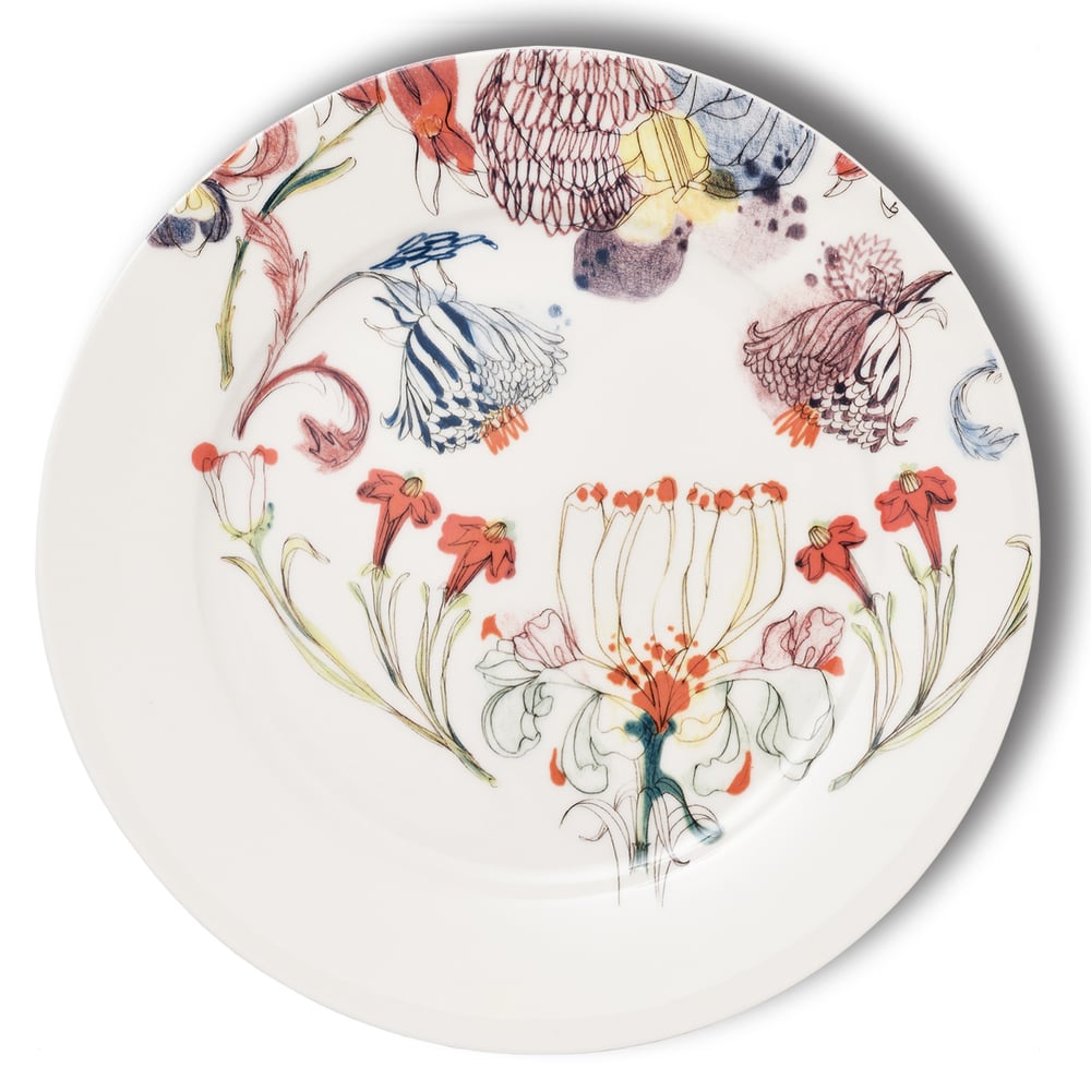 Image of The Grandma's Garden Dinner Plate "B"