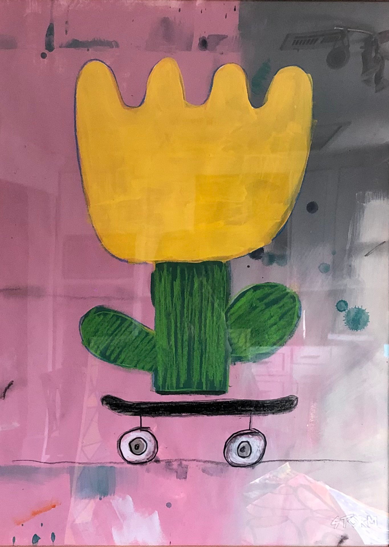 Tulip on a Skateboard 1