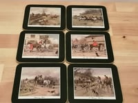 Image 1 of FOX HUNT COASTERS SET OF 6